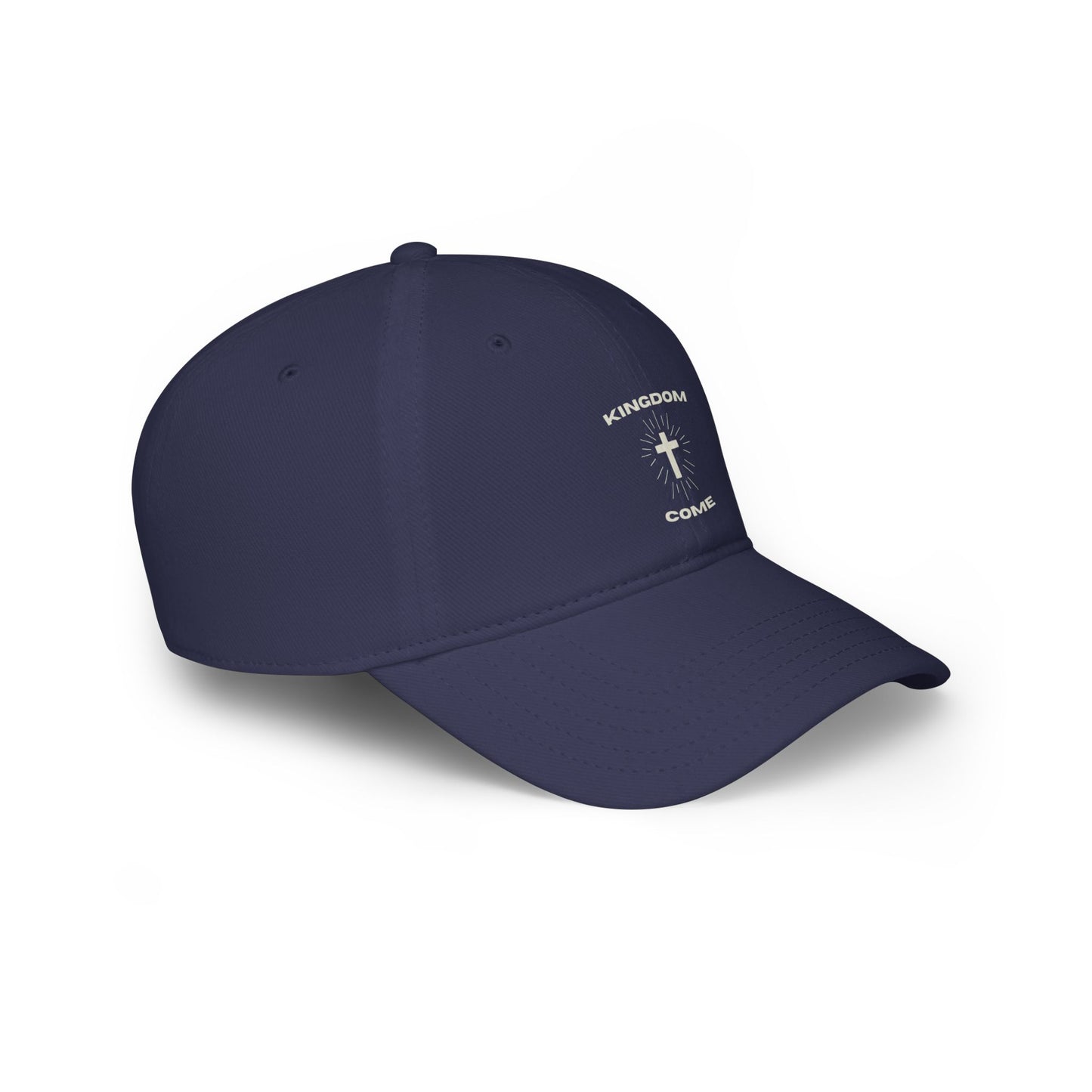 Kingdom Come Low Profile Baseball Cap, Casual Hat, Gift for Him/Her, Everyday Wear, Faith-Based Cap