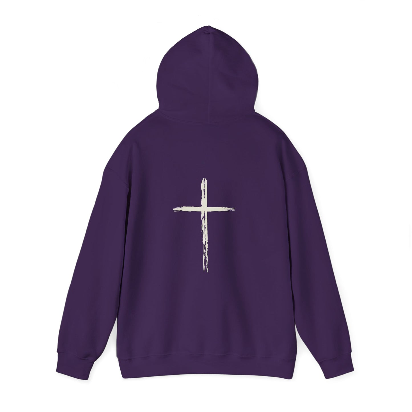 Chains Broken Hoodie with Cross on the back Isaiah 43:18-19