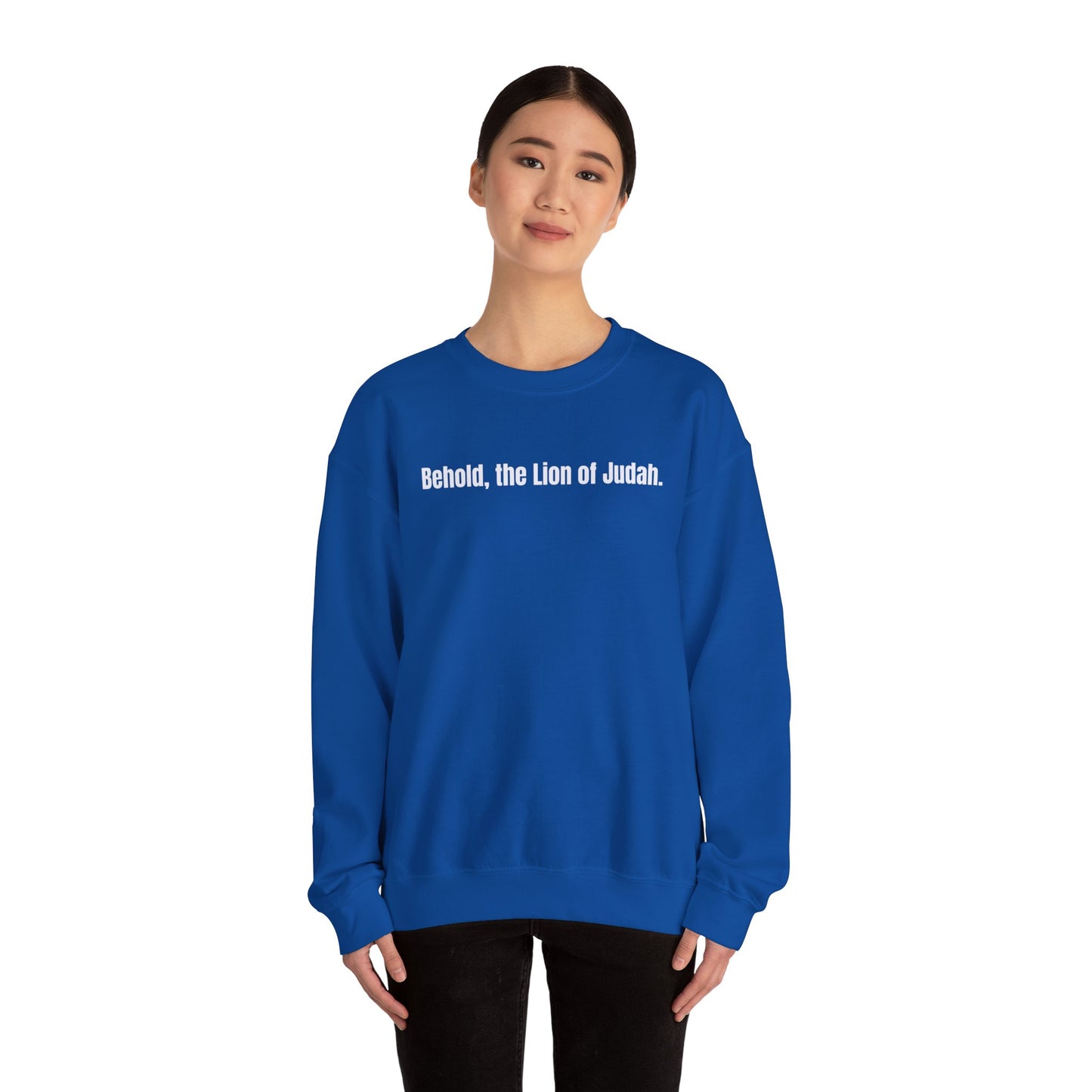 Lion and Lamb Crewneck Sweatshirt