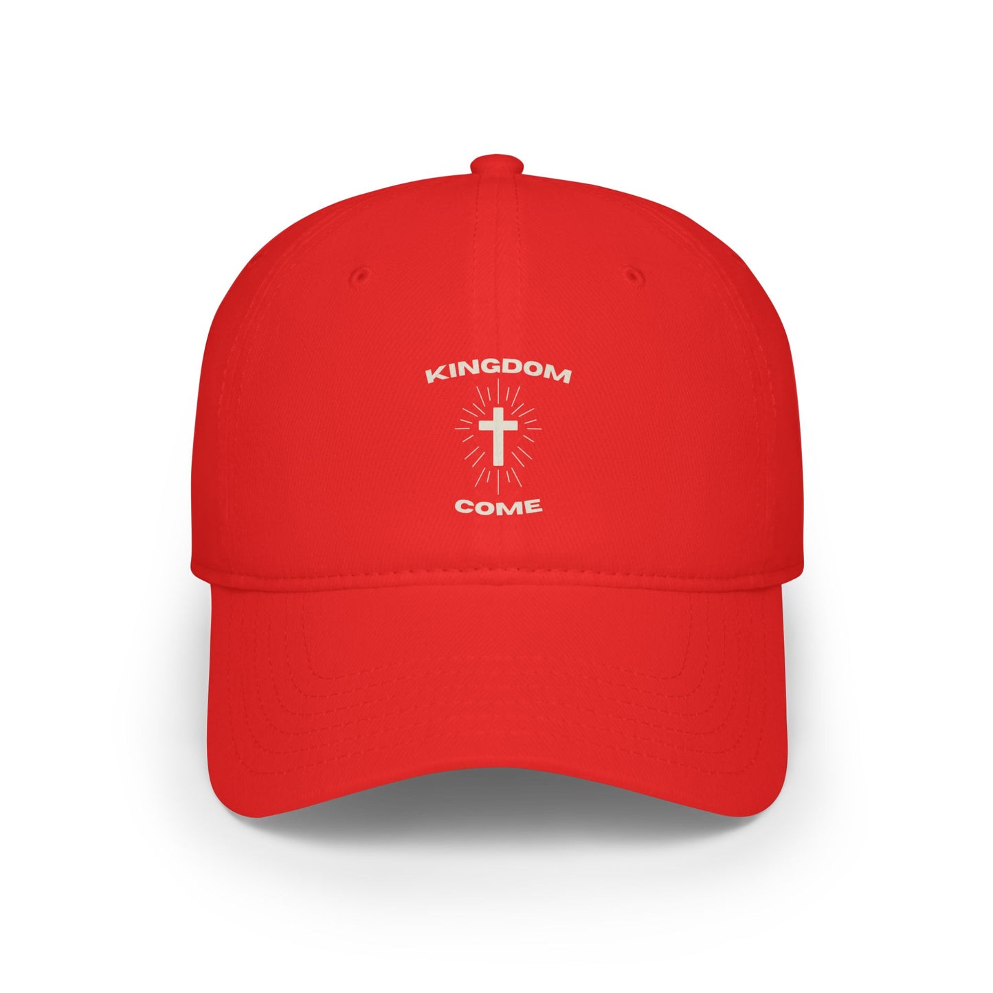 Kingdom Come Low Profile Baseball Cap, Casual Hat, Gift for Him/Her, Everyday Wear, Faith-Based Cap