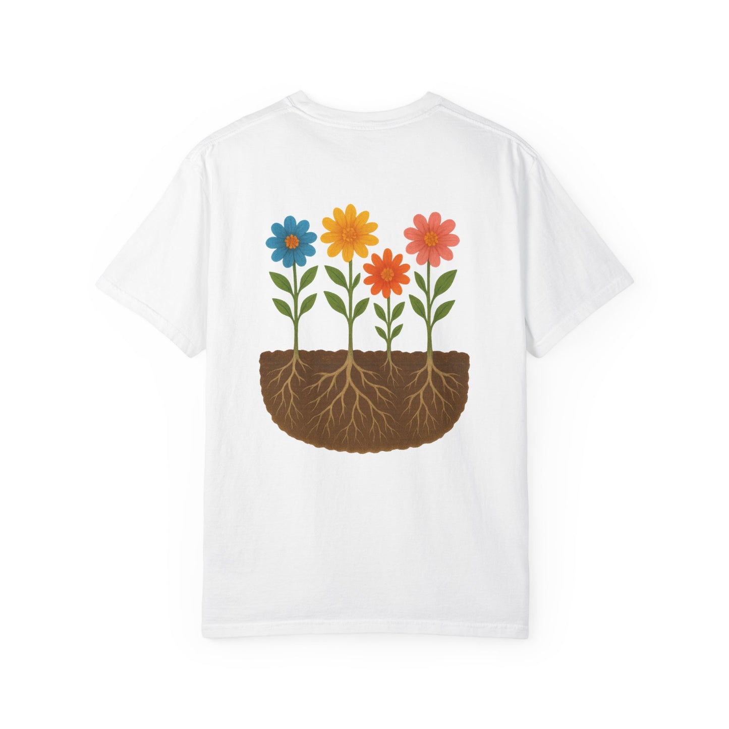 Matthew 13:8 and Blooming Flowers Design Graphic Tee
