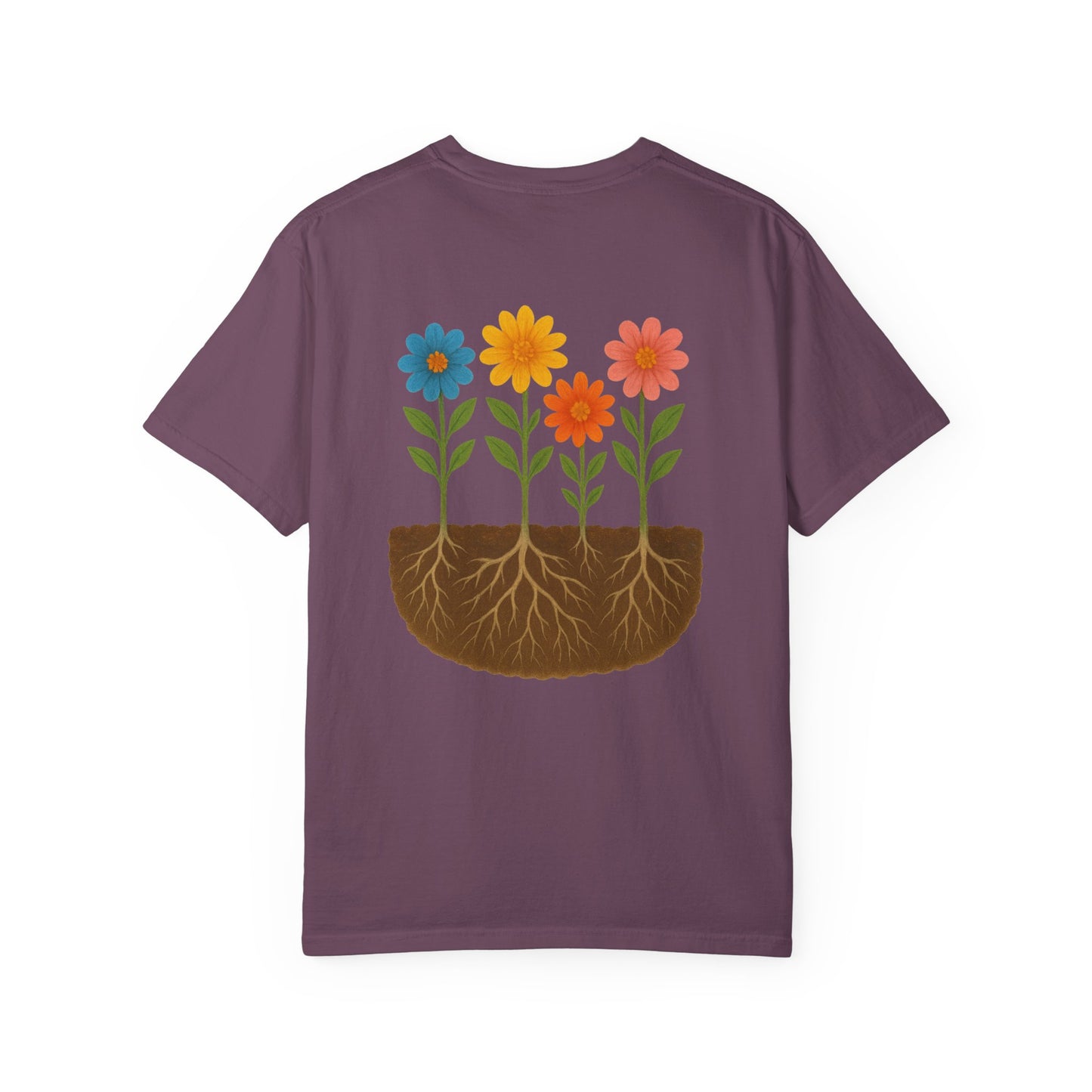 Matthew 13:8 and Blooming Flowers Design Graphic Tee