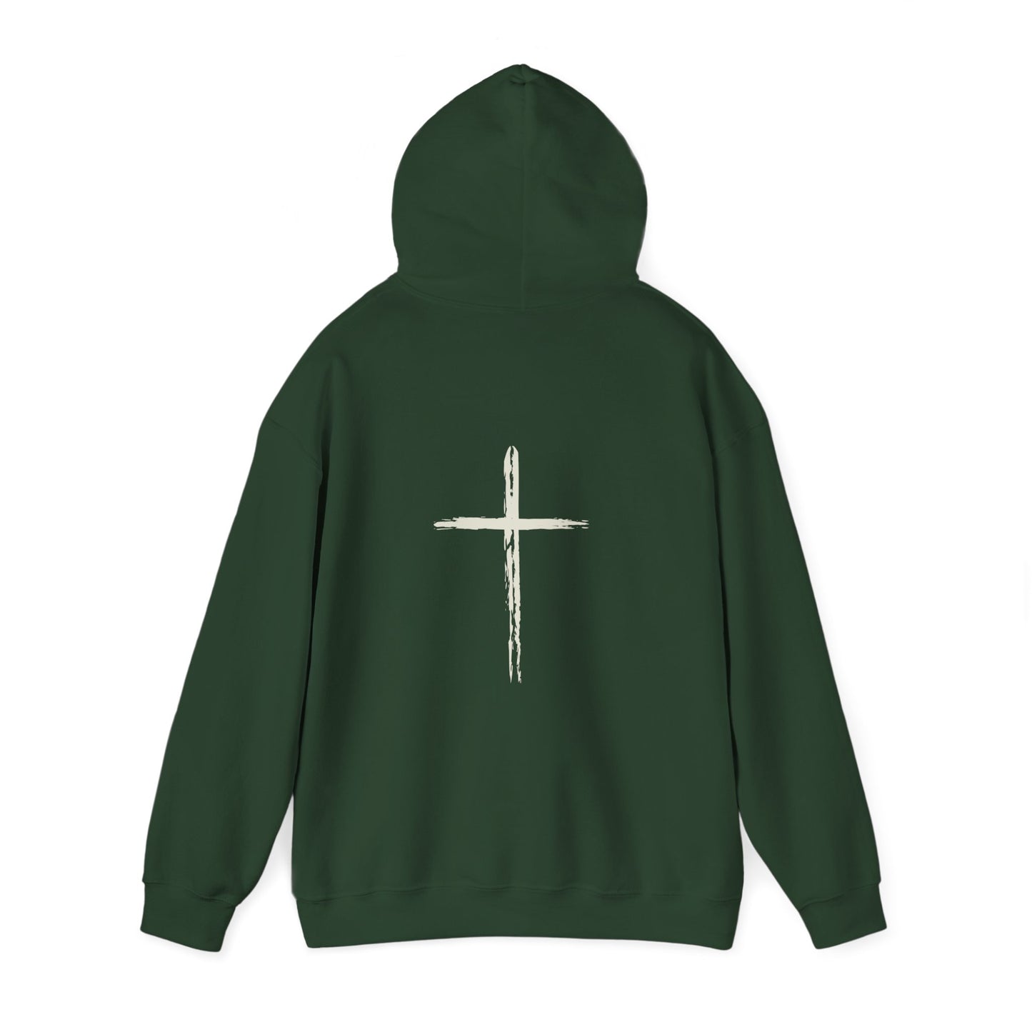 Chains Broken Hoodie with Cross on the back Isaiah 43:18-19