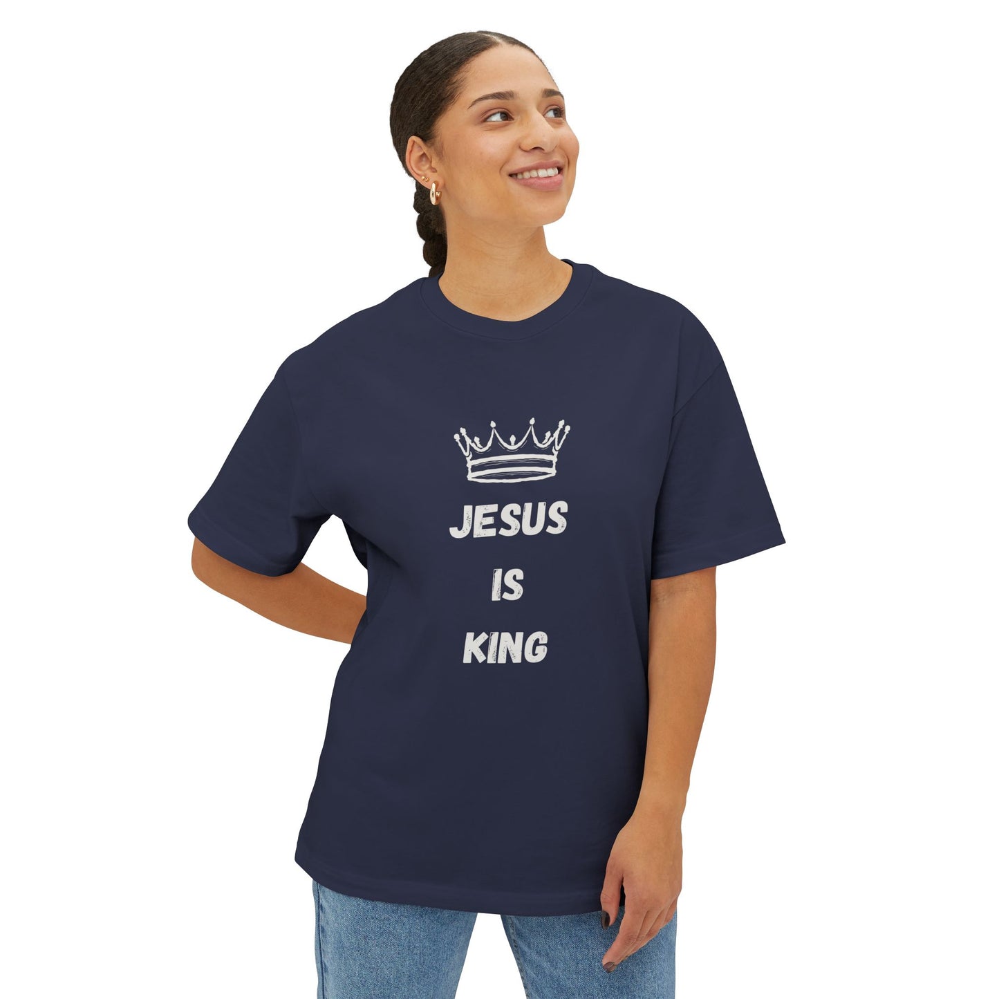 Jesus Is King Oversized Tee