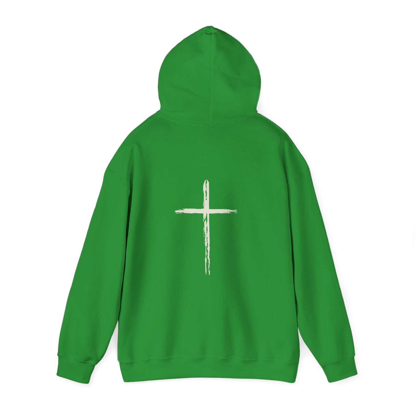 Chains Broken Hoodie with Cross on the back Isaiah 43:18-19