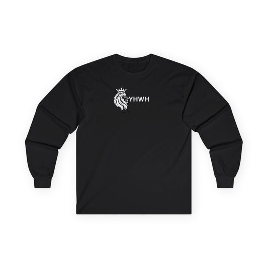 YHWH Lion Crown Long Sleeve Tee