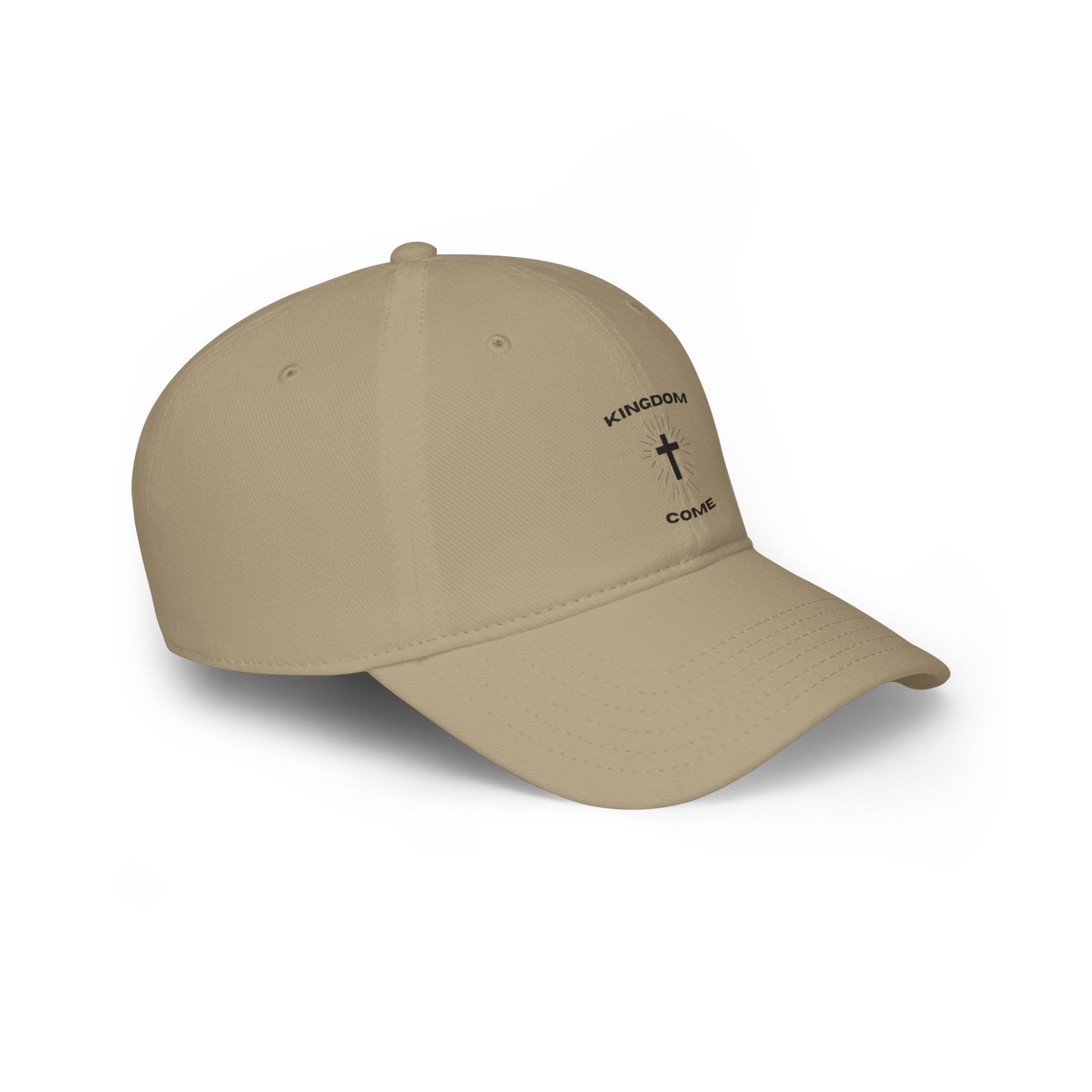 Kingdom Come Low Profile Baseball Cap, Casual Hat, Gift for Him/Her, Everyday Wear, Faith-Based Cap