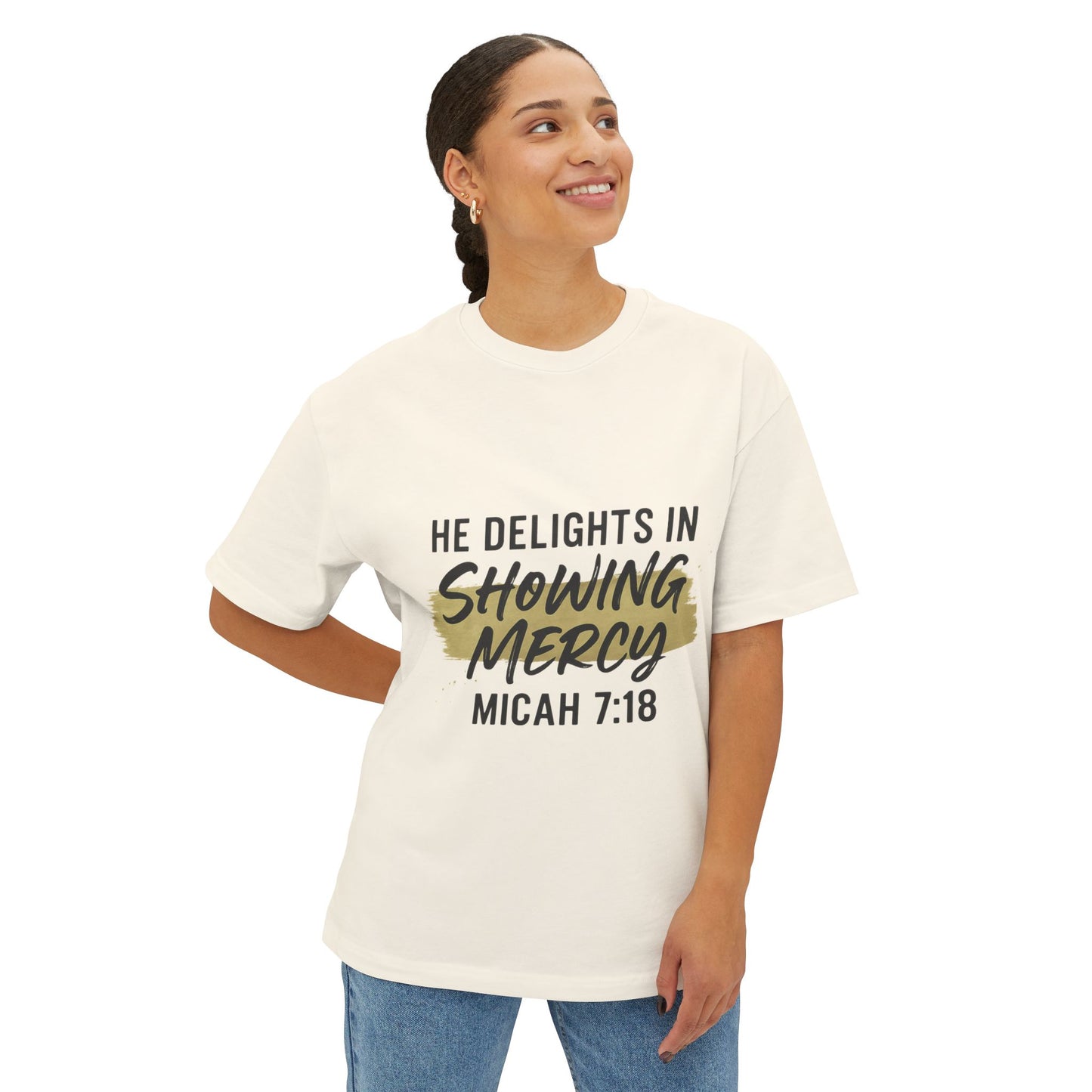 He Delights in Showing Mercy Tee Micah 7:18