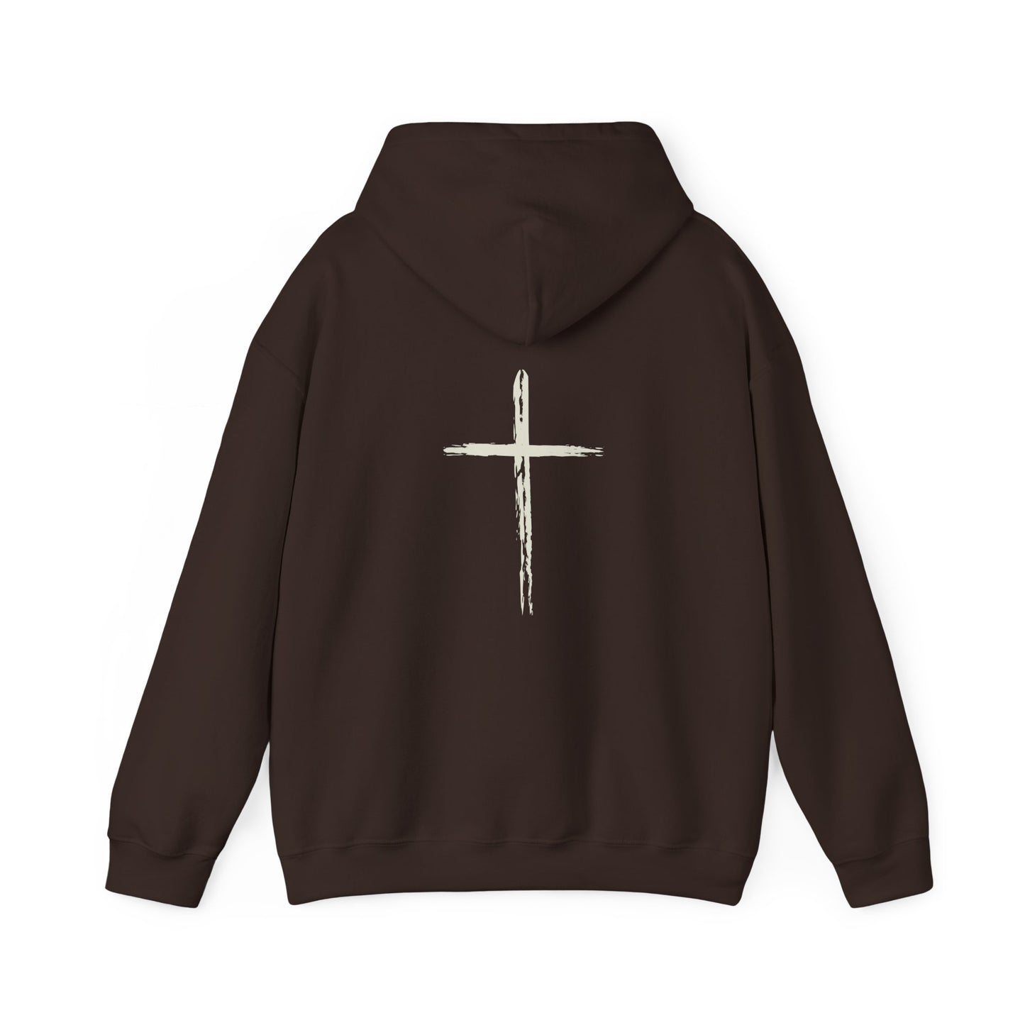 Chains Broken Hoodie with Cross on the back Isaiah 43:18-19