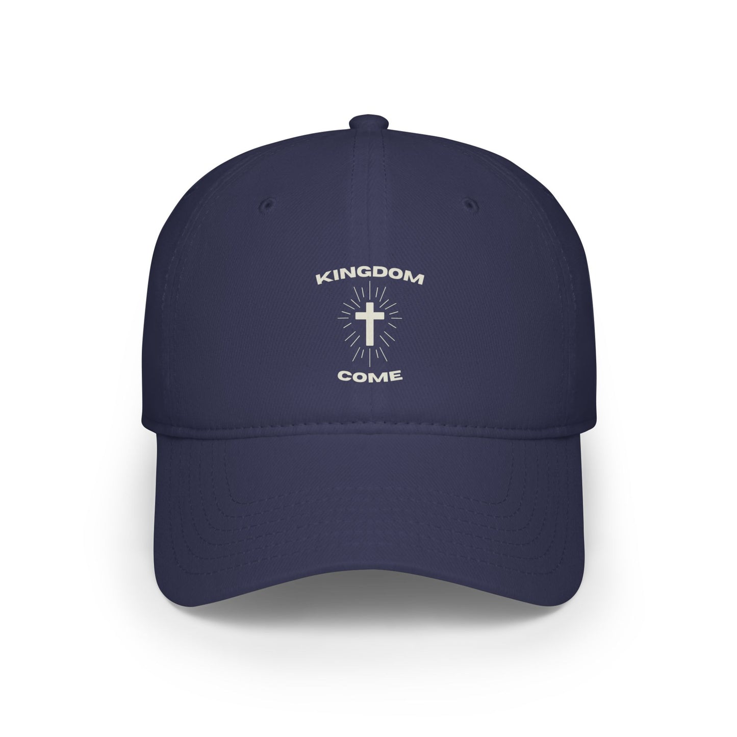 Kingdom Come Low Profile Baseball Cap, Casual Hat, Gift for Him/Her, Everyday Wear, Faith-Based Cap