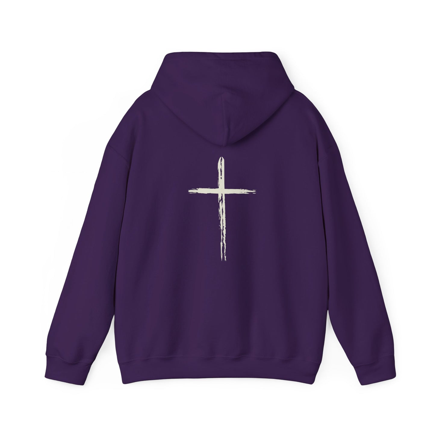 Chains Broken Hoodie with Cross on the back Isaiah 43:18-19