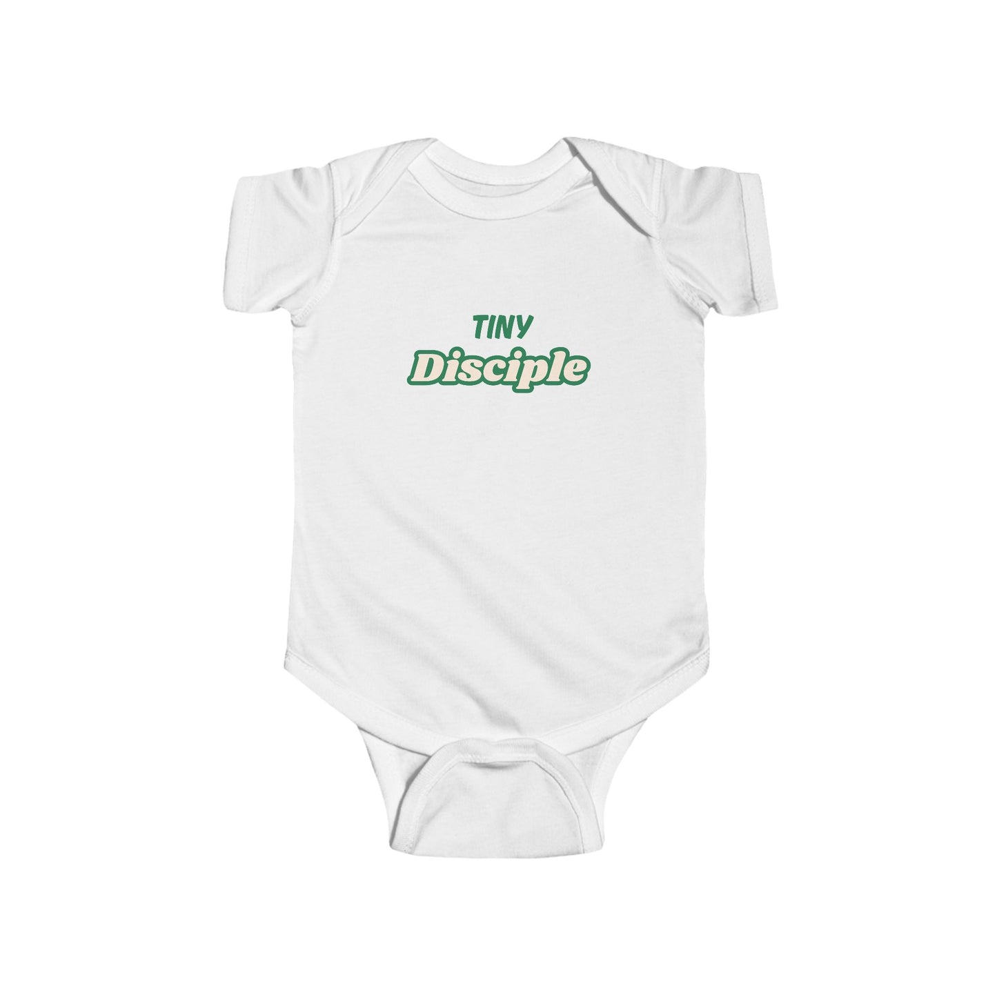 Infant Bodysuit Onesie, Tiny Disciple Christian Baby Clothes, Personalized Baptism Gift, Newborn Outfit, Baby Shower Present