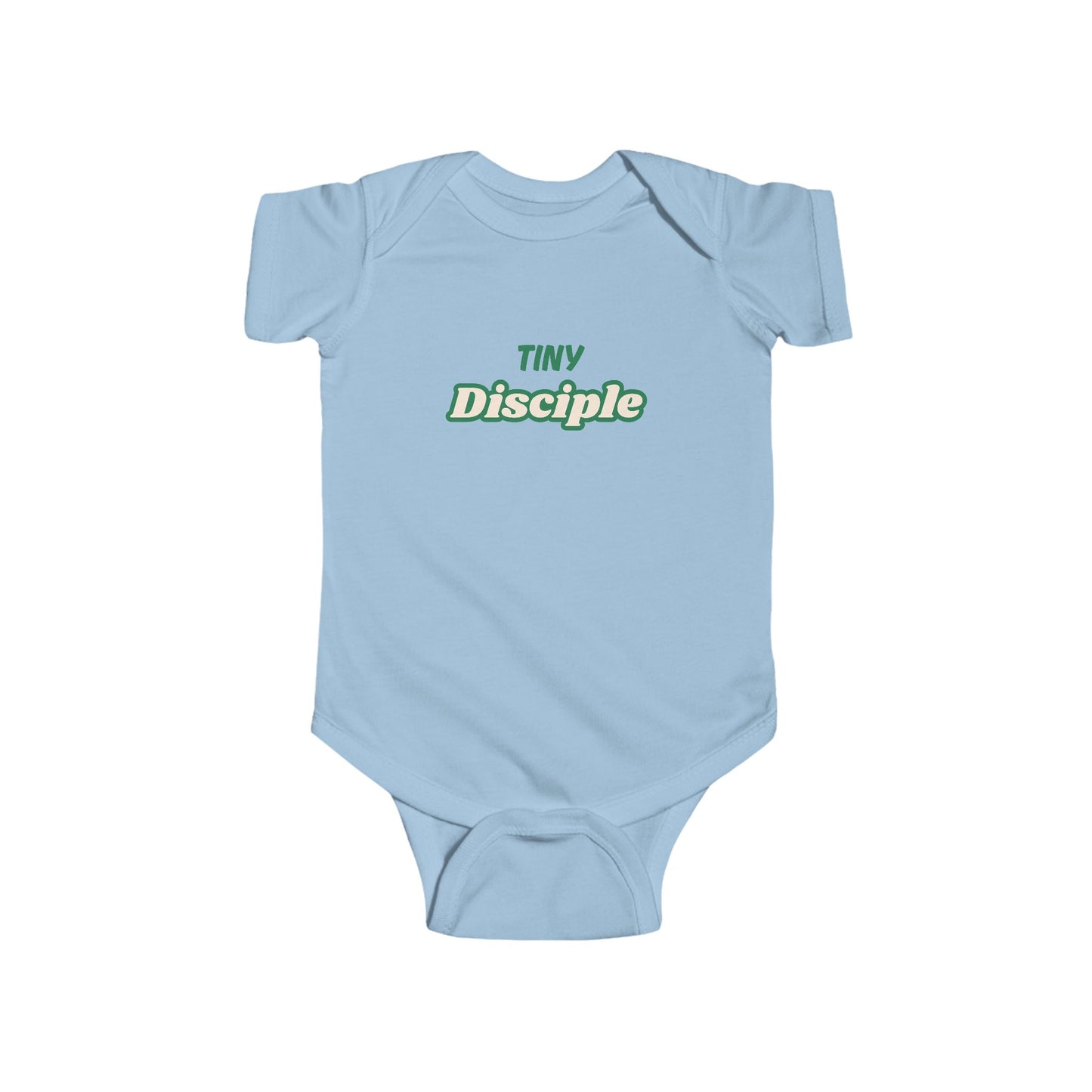 Infant Bodysuit Onesie, Tiny Disciple Christian Baby Clothes, Personalized Baptism Gift, Newborn Outfit, Baby Shower Present