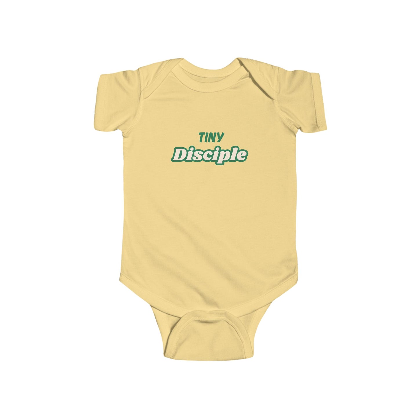 Infant Bodysuit Onesie, Tiny Disciple Christian Baby Clothes, Personalized Baptism Gift, Newborn Outfit, Baby Shower Present