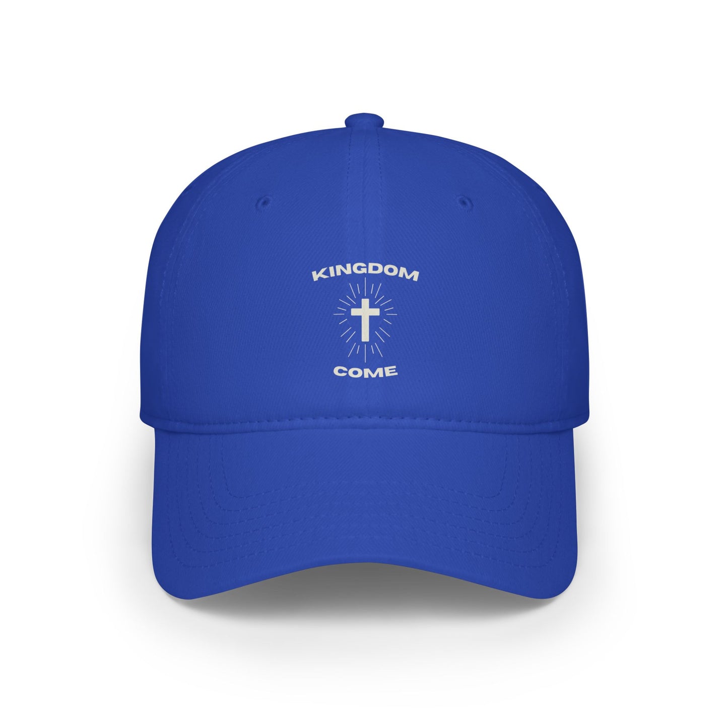 Kingdom Come Low Profile Baseball Cap, Casual Hat, Gift for Him/Her, Everyday Wear, Faith-Based Cap