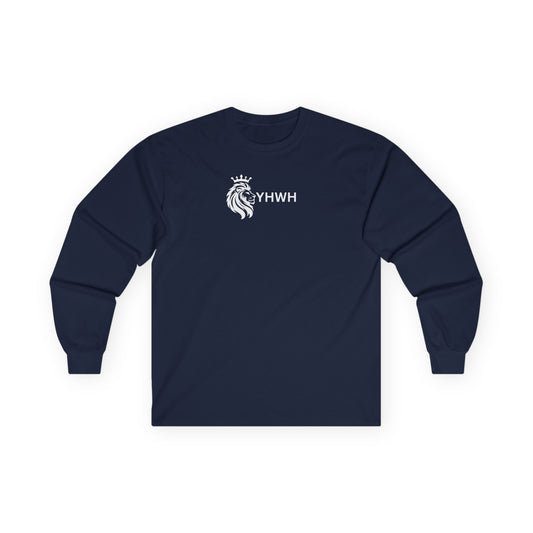 YHWH Lion Crown Long Sleeve Tee