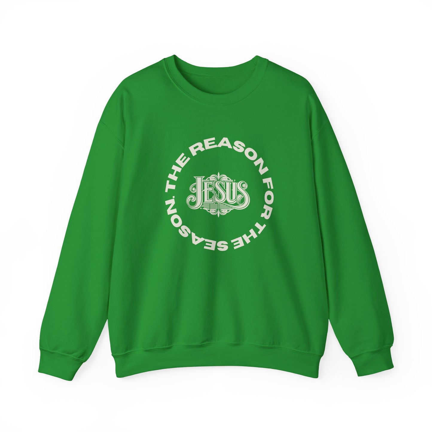 Christmas Crewneck Sweatshirt - Jesus is the reason for the season