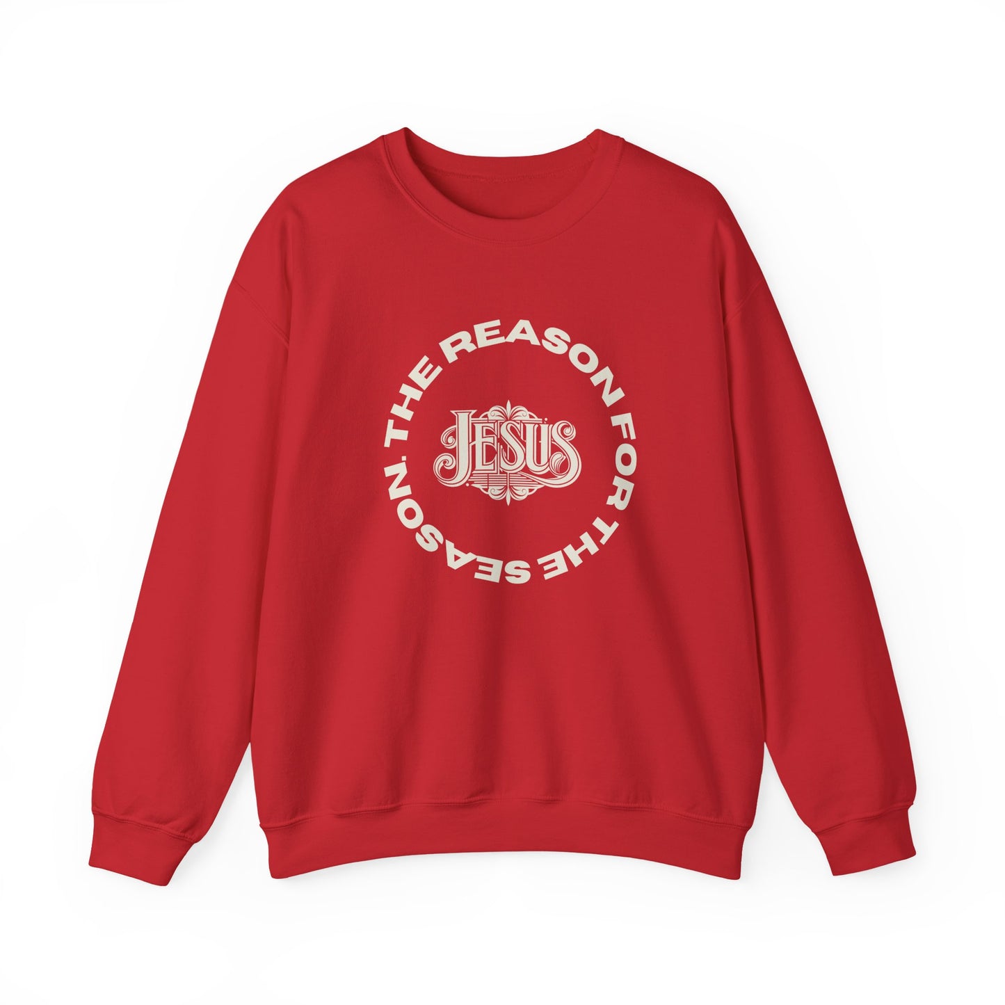 Christmas Crewneck Sweatshirt - Jesus is the reason for the season