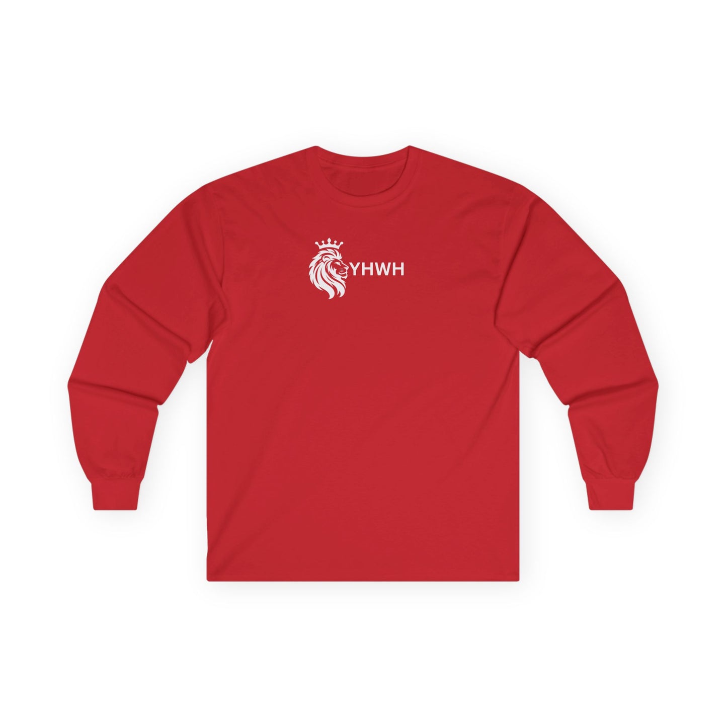 YHWH Lion Crown Long Sleeve Tee