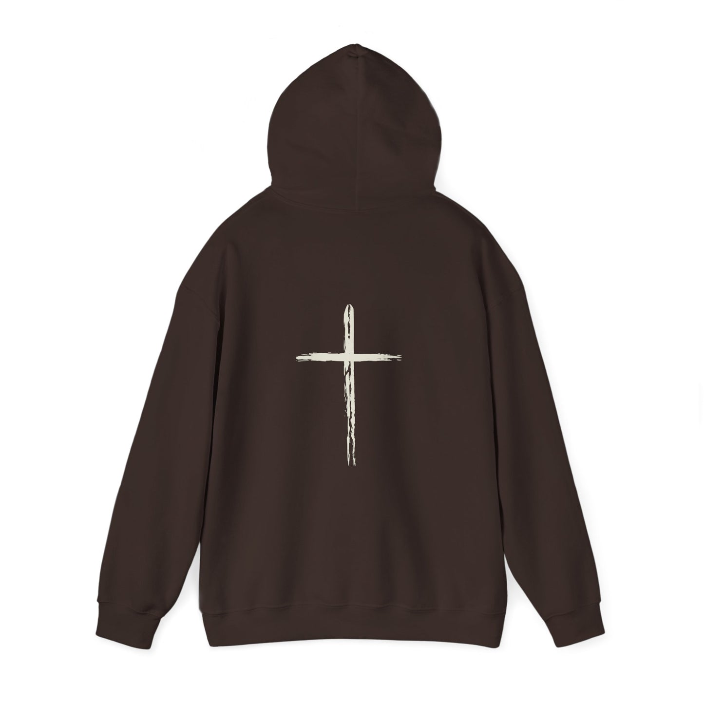 Chains Broken Hoodie with Cross on the back Isaiah 43:18-19