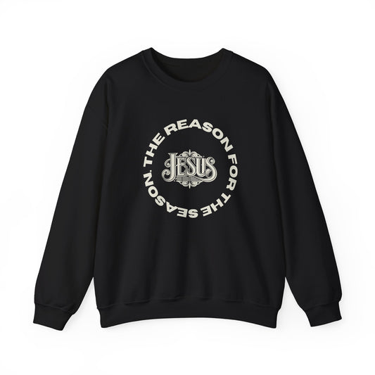 Christmas Crewneck Sweatshirt - Jesus is the reason for the season