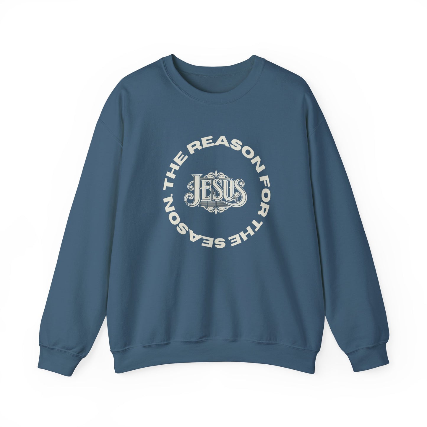 Christmas Crewneck Sweatshirt - Jesus is the reason for the season