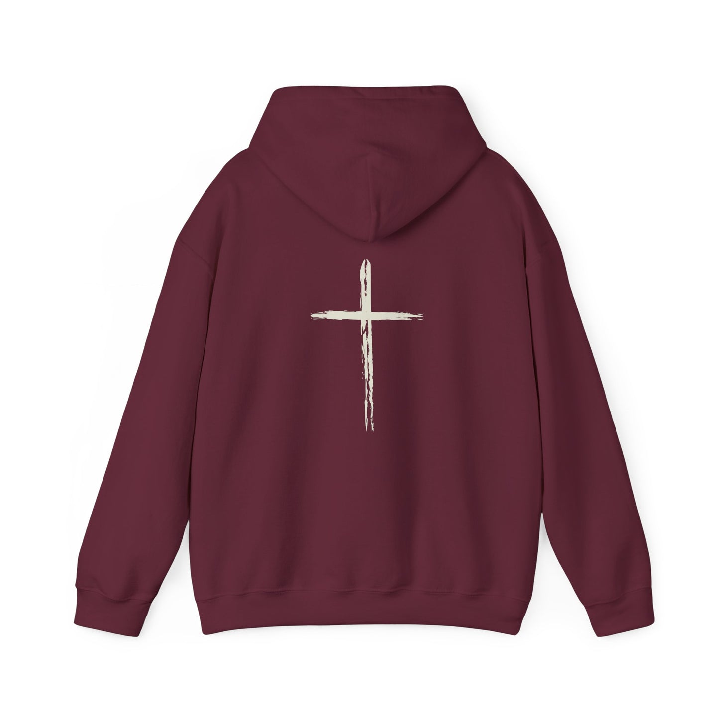 Chains Broken Hoodie with Cross on the back Isaiah 43:18-19