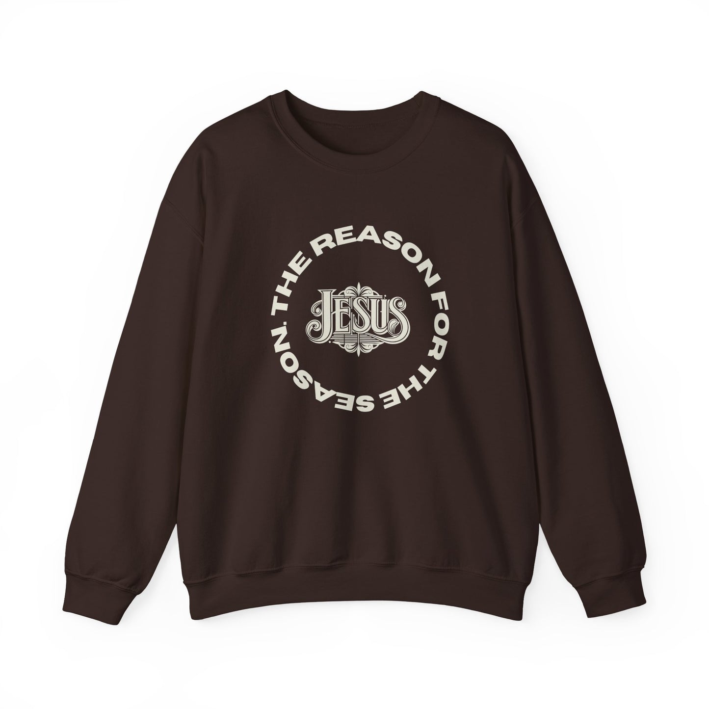 Christmas Crewneck Sweatshirt - Jesus is the reason for the season