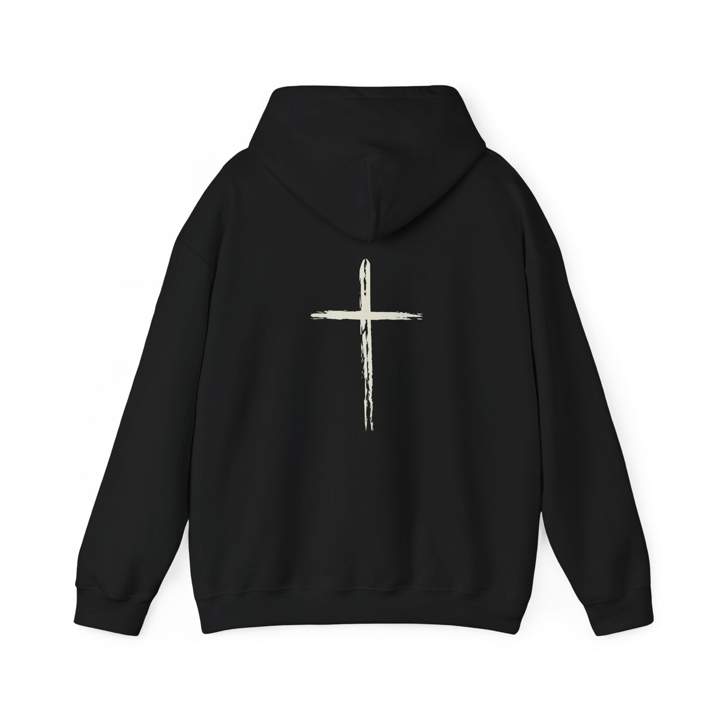 Chains Broken Hoodie with Cross on the back Isaiah 43:18-19