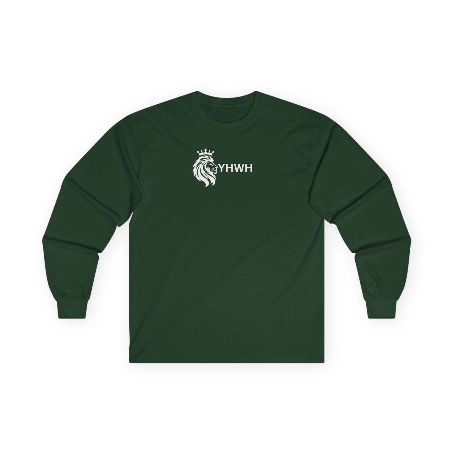 YHWH Lion Crown Long Sleeve Tee