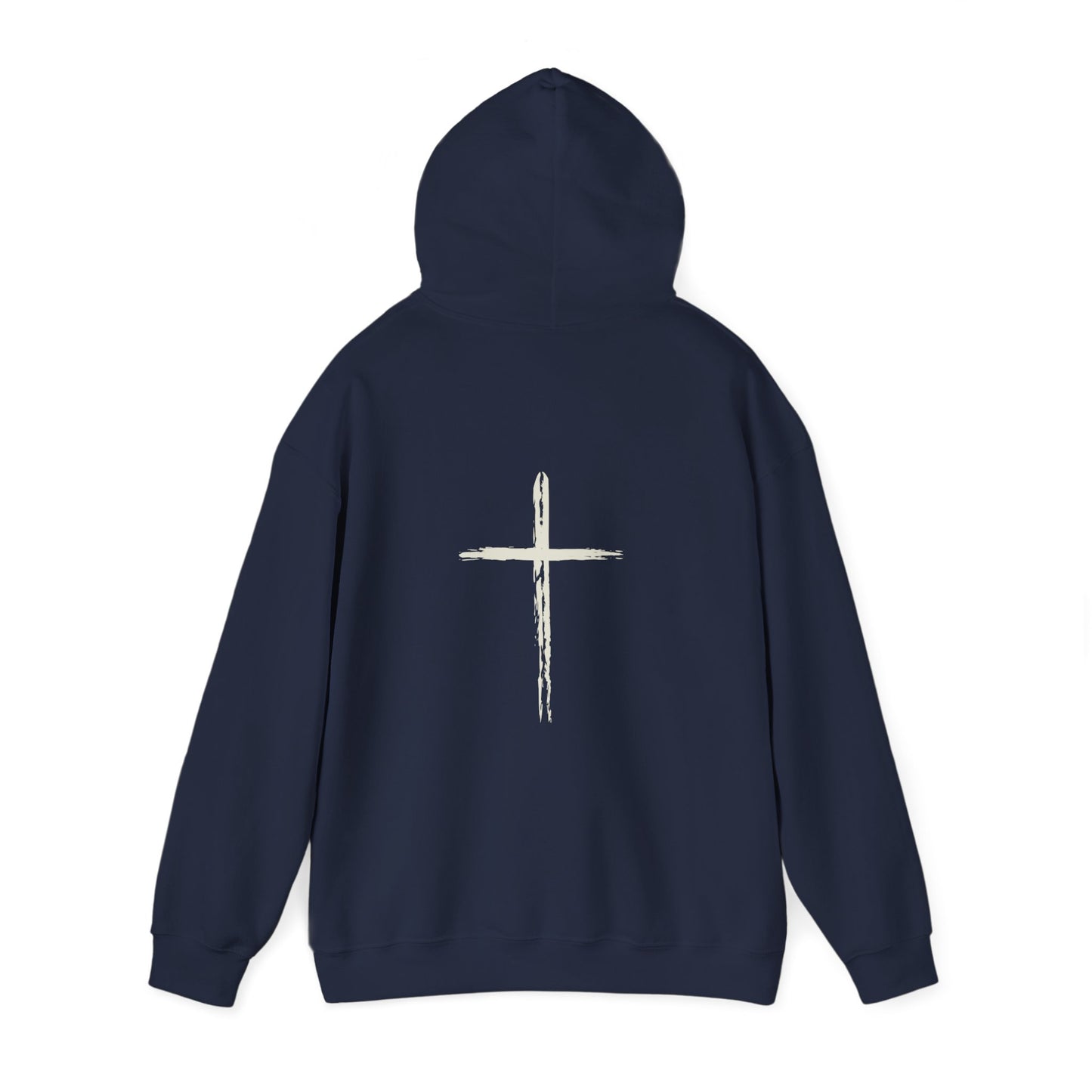 Chains Broken Hoodie with Cross on the back Isaiah 43:18-19