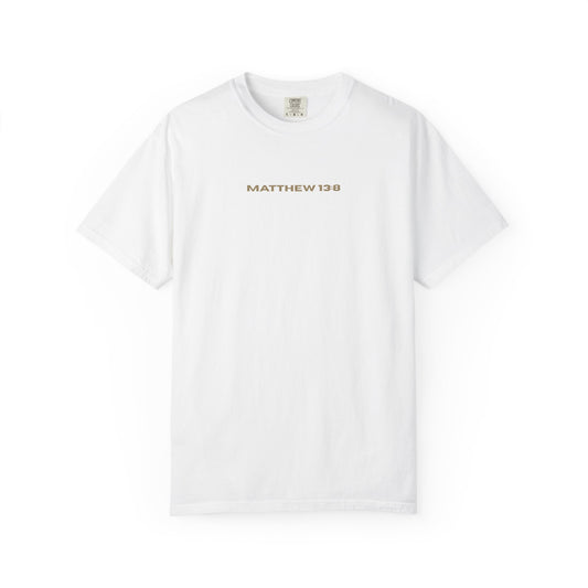 Matthew 13:8 and Blooming Flowers Design Graphic Tee