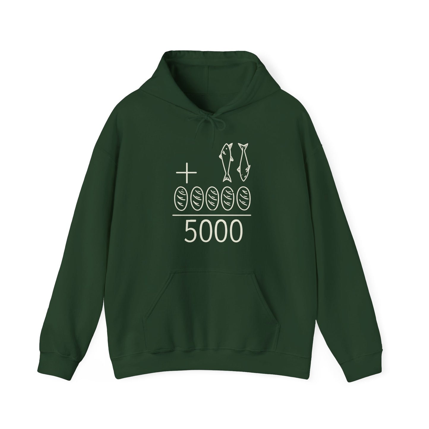 5 Loaves and 2 Fish Medium heavy Hoodie