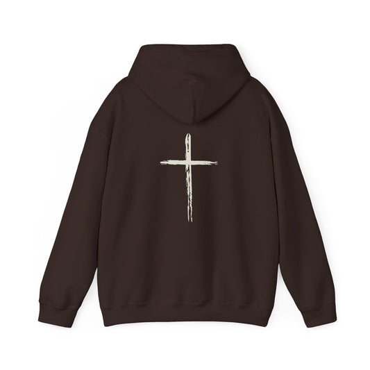 Chains Broken Hoodie with Cross on the back Isaiah 43:18-19