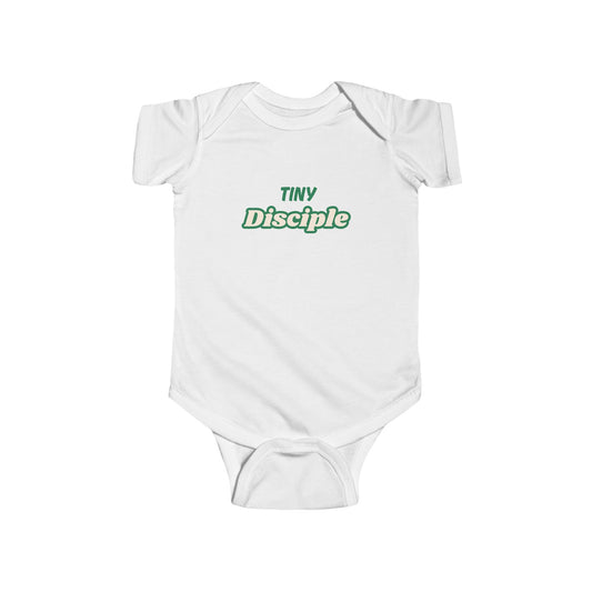 Infant Bodysuit Onesie, Tiny Disciple Christian Baby Clothes, Personalized Baptism Gift, Newborn Outfit, Baby Shower Present