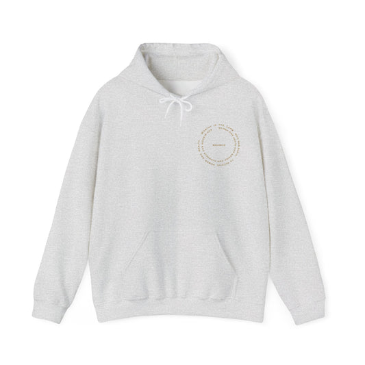 Hoodie with Lamb and New Jerusalem Scene Revelation 5:12