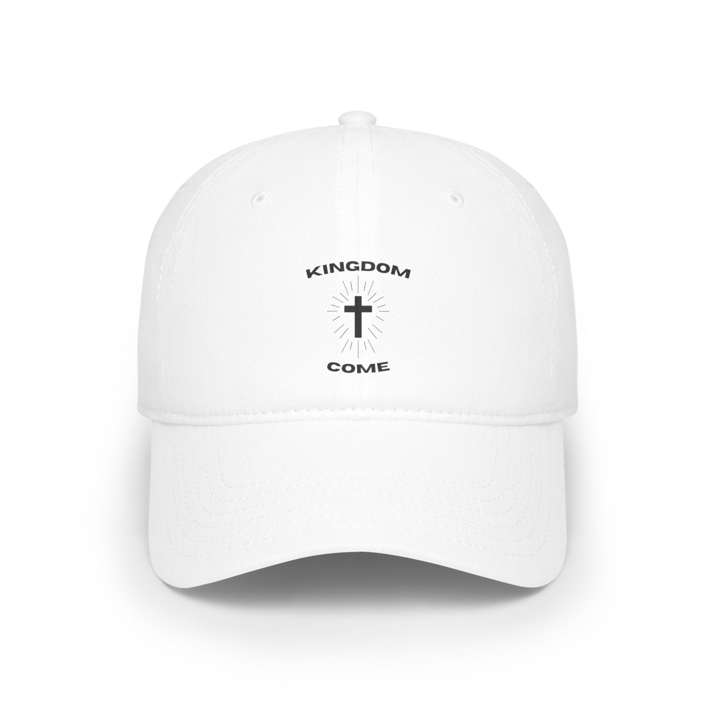 Kingdom Come Low Profile Baseball Cap, Casual Hat, Gift for Him/Her, Everyday Wear, Faith-Based Cap