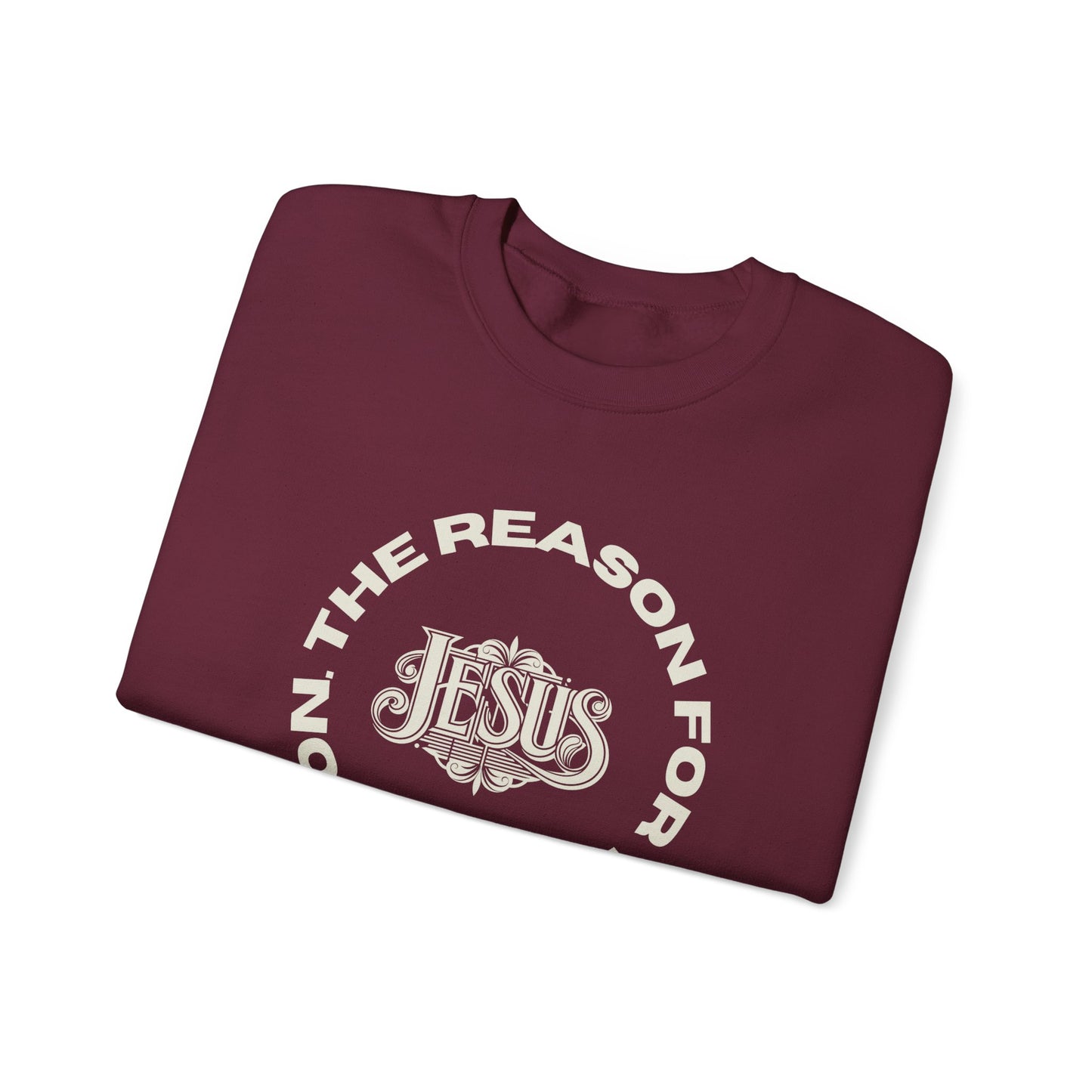 Christmas Crewneck Sweatshirt - Jesus is the reason for the season